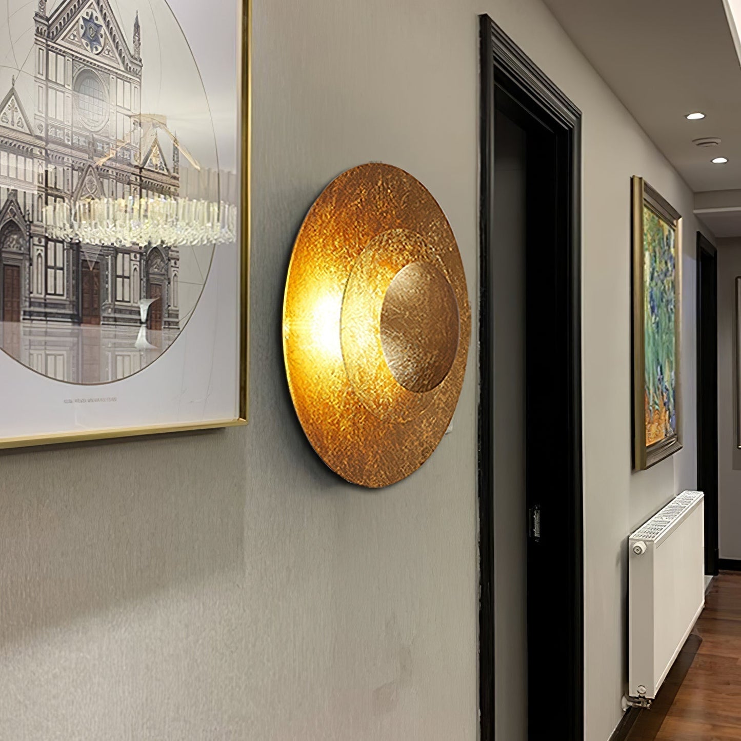 Solaris Wandlamp Blad Vintage