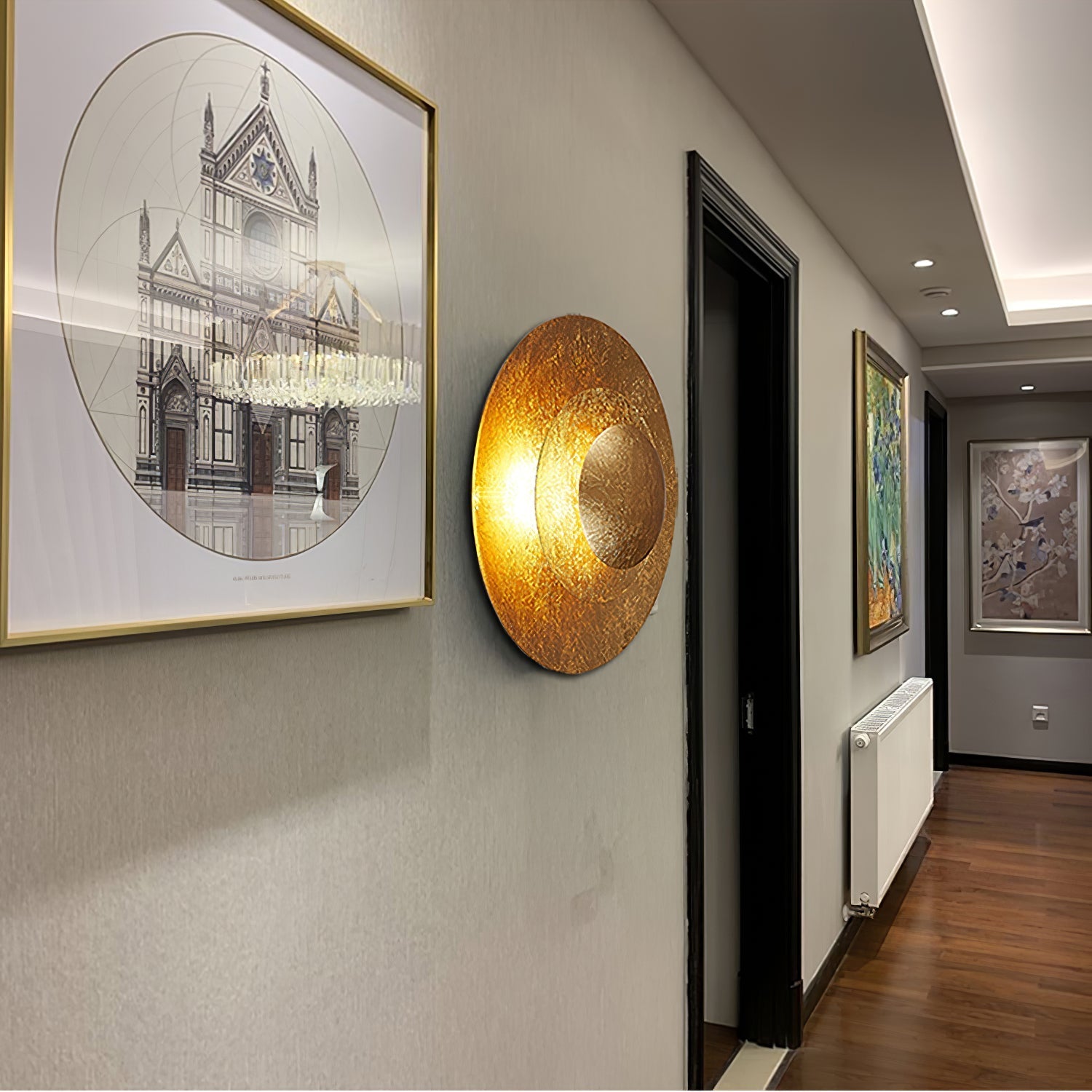 Solaris Wandlamp Blad Vintage