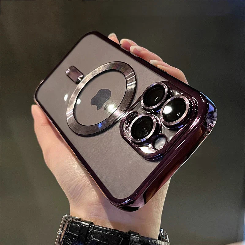 MagPlating | Krasbestendige Magnetische Telefoonhoes met Premium Metalen Afwerking