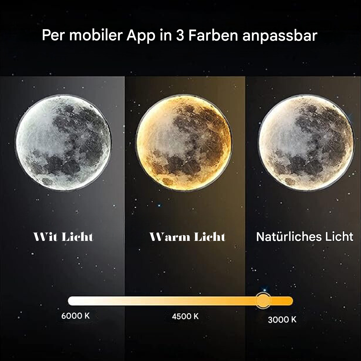 Noctara Maan Sfeerlamp Dimbare Ambient Verlichting Voor Woonkamer En Slaapkamer