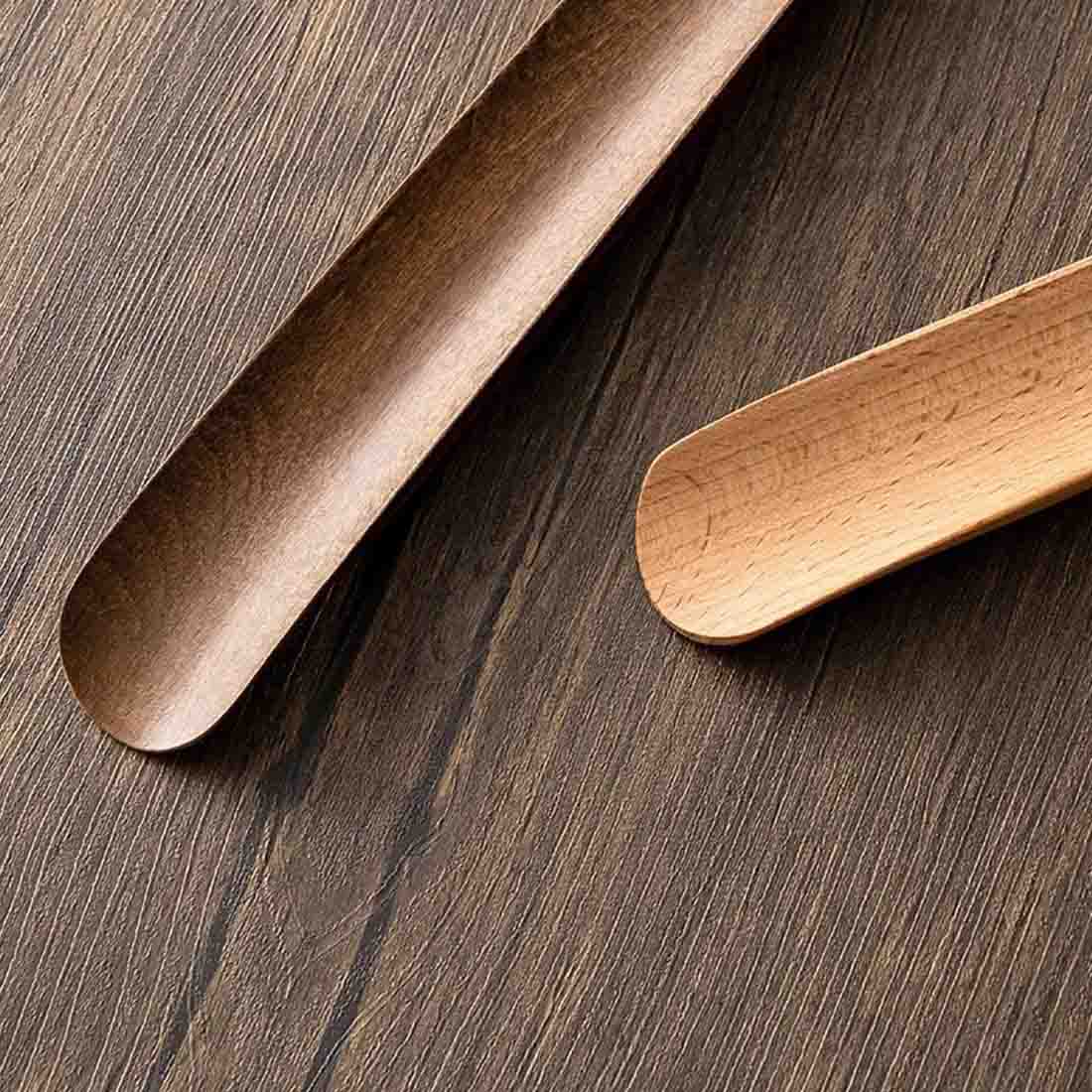 Magnetische schoenenlepel van hout met wandbevestiging - voorkom bukken
