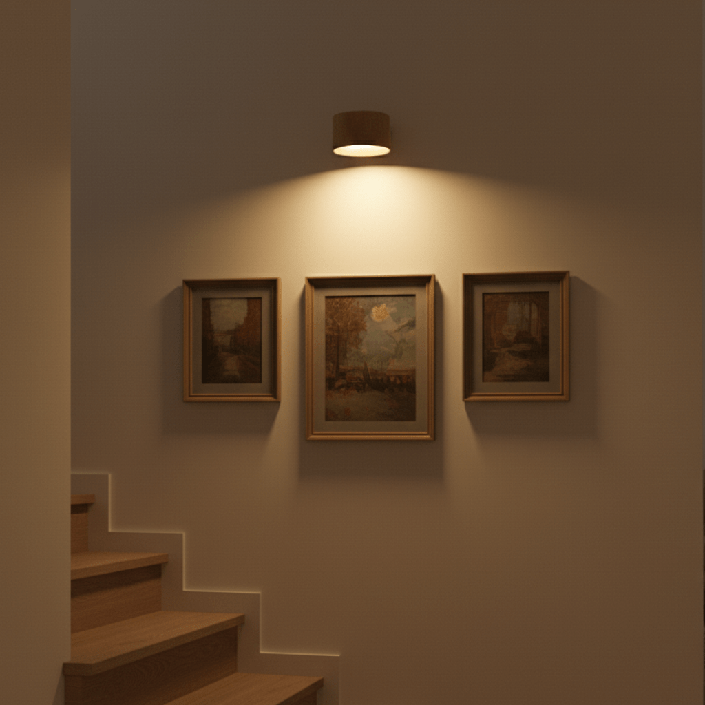 SCANDIGLOW – Draadloze Scandinavische Wandlamp met Afstandsbediening