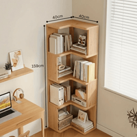 ARDENVELL – Hoekkast van bewerkt dennenhout in Scandinavische stijl voor ruimtebesparende elegantie en functionaliteit