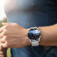 CARDIOTRON – Premium Heren-Smartwatch met ECG+PPG & Belfunctie