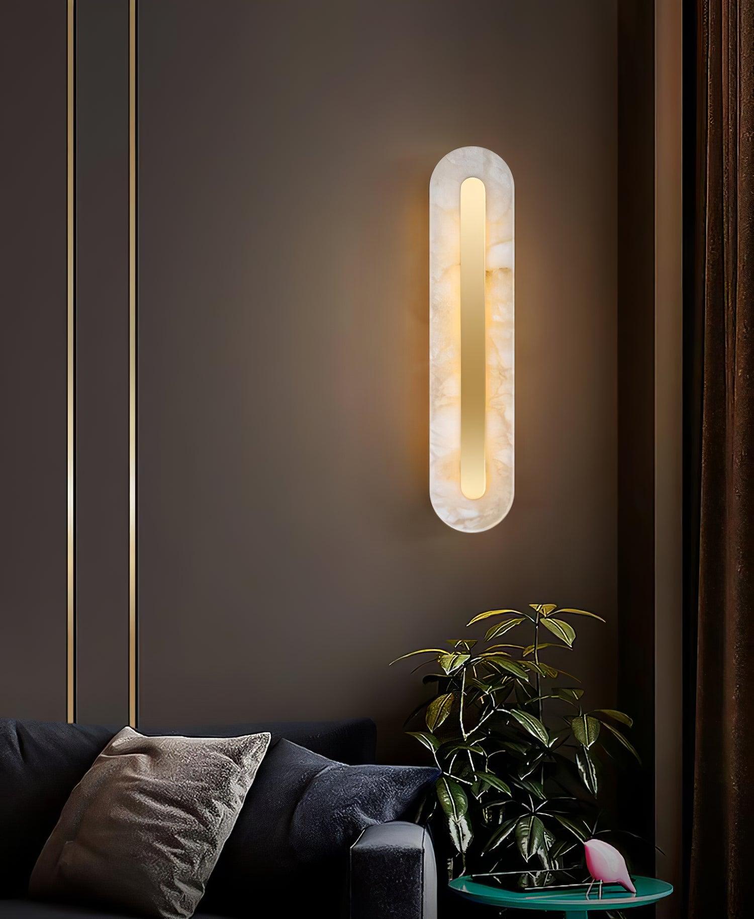 Selvia Wandlamp van Albast