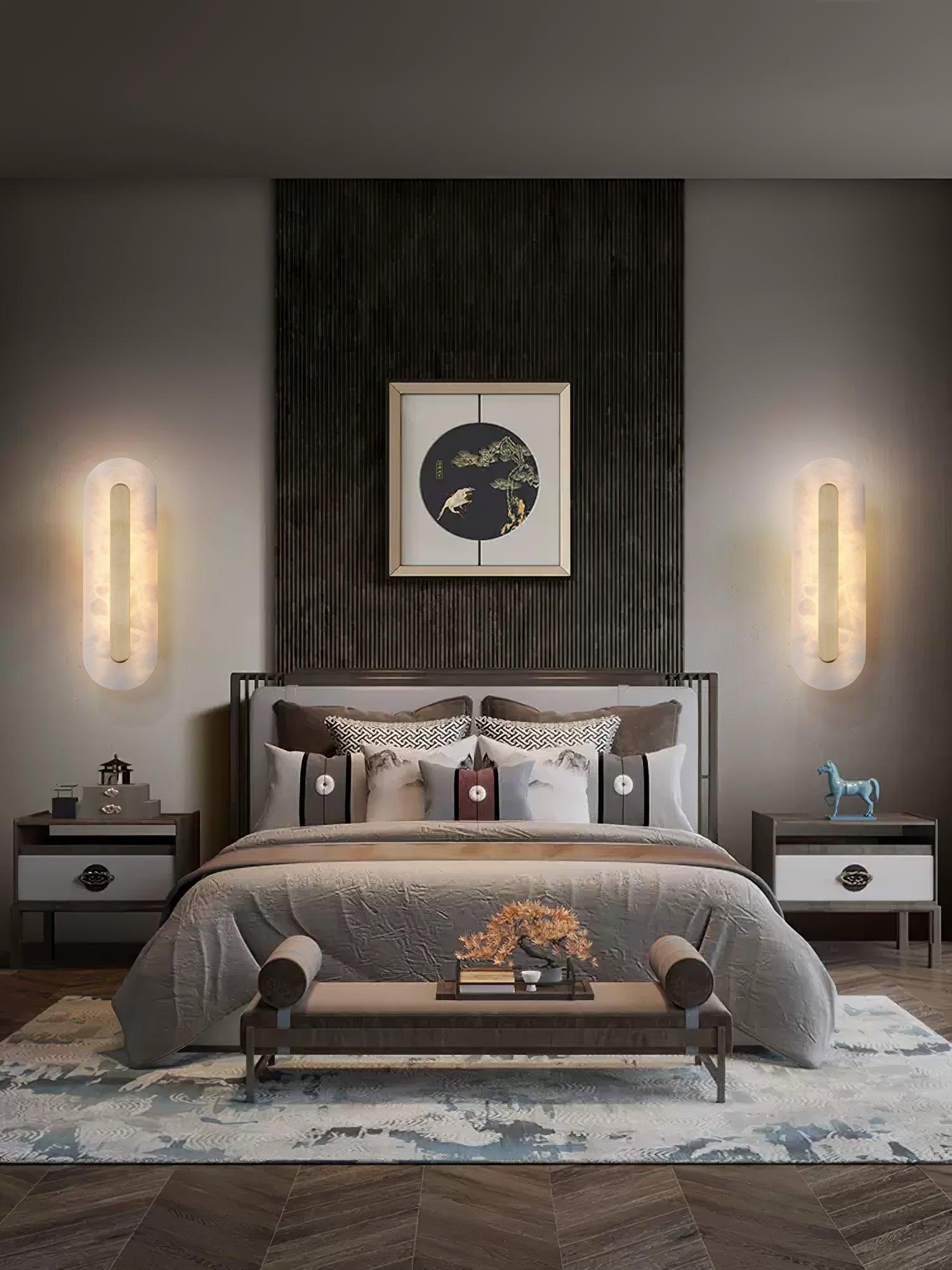 Selvia Wandlamp van Albast