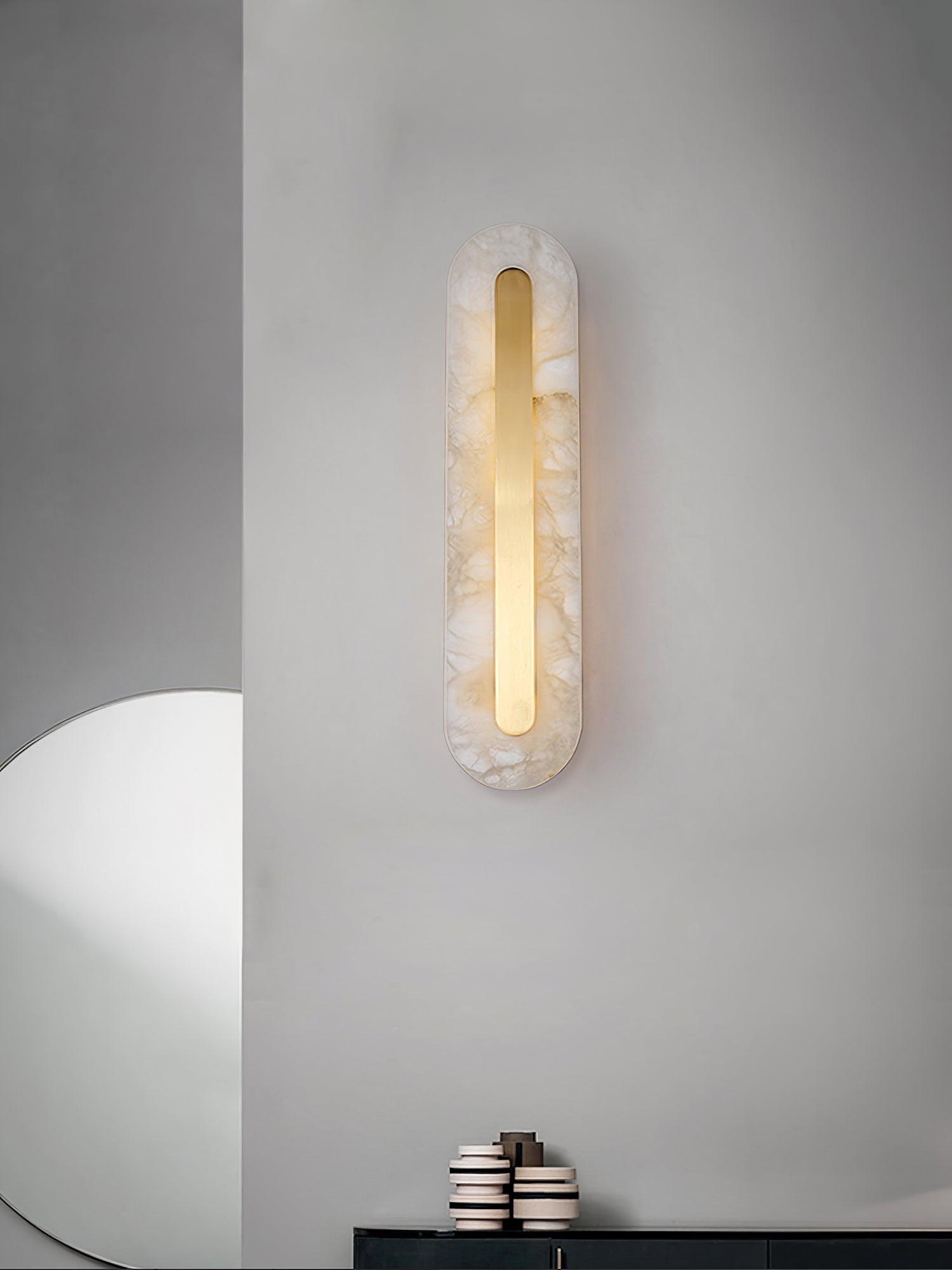 Selvia Wandlamp van Albast