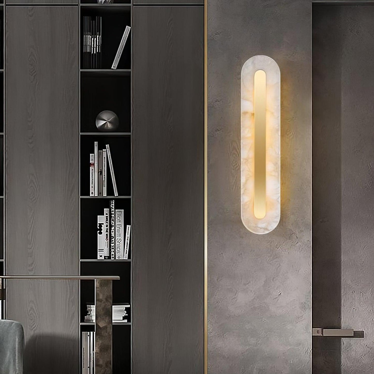 Selvia Wandlamp van Albast