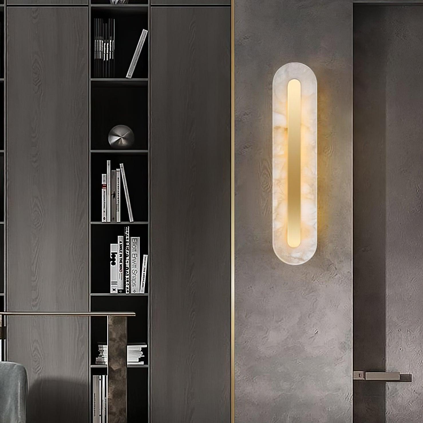 Selvia Wandlamp van Albast