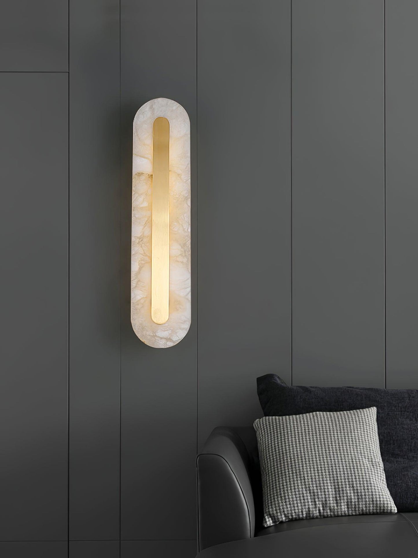 Selvia Wandlamp van Albast