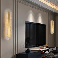 Selvia Wandlamp van Albast