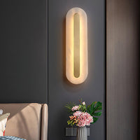 Selvia Wandlamp van Albast