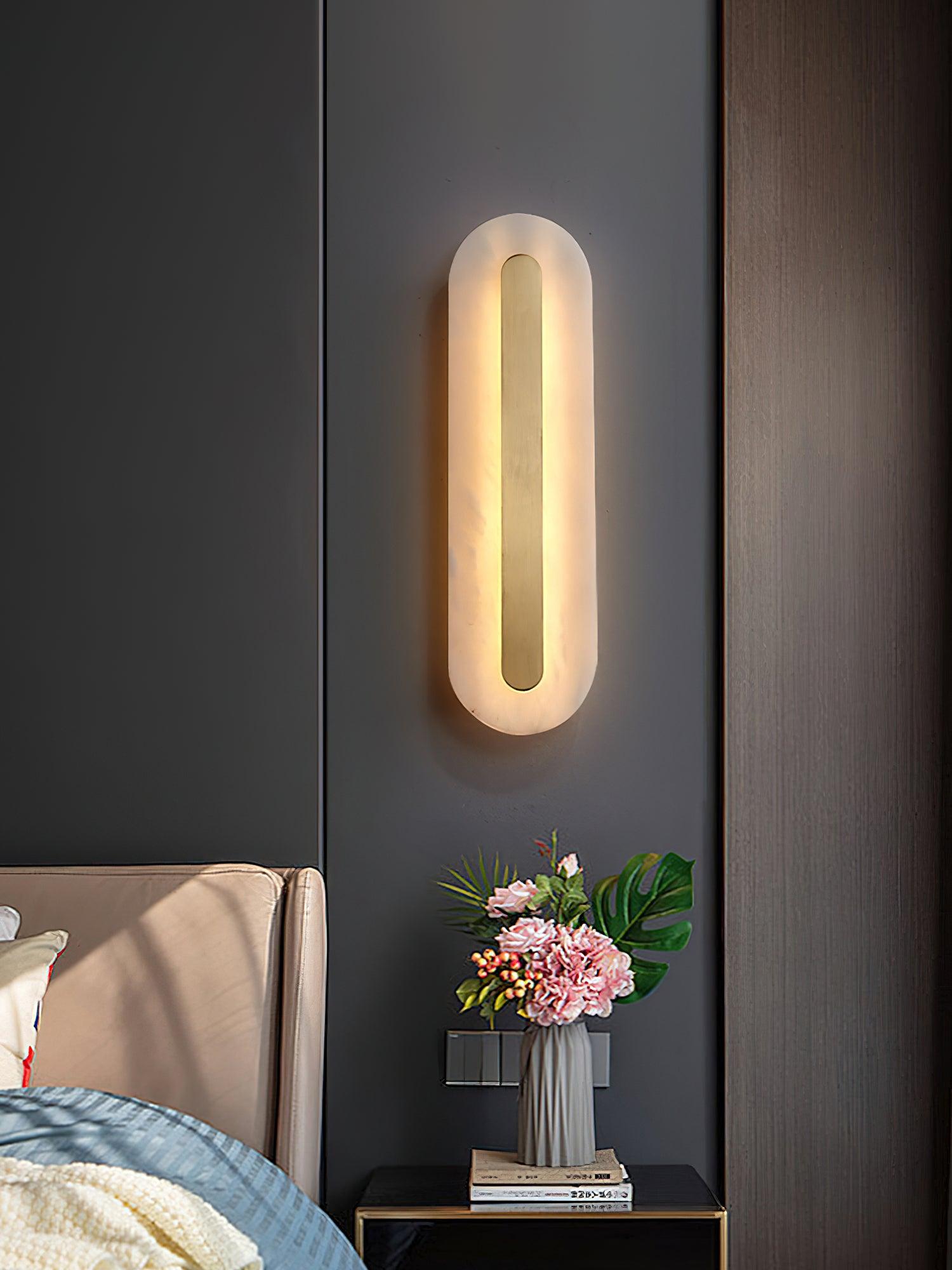 Selvia Wandlamp van Albast
