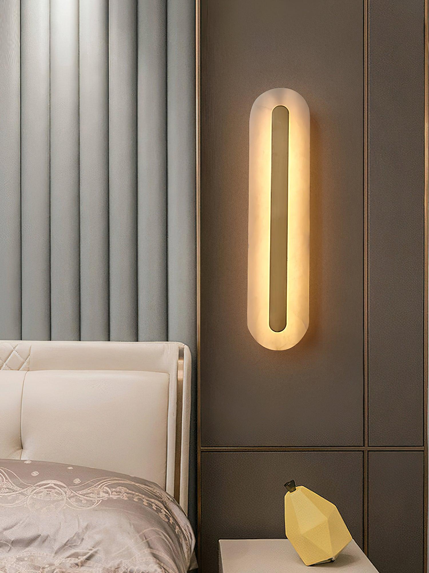 Selvia Wandlamp van Albast