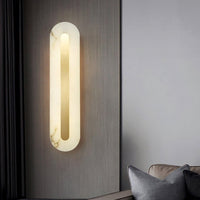 Selvia Wandlamp van Albast