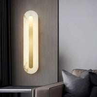 Selvia Wandlamp van Albast