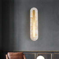 Selvia Wandlamp van Albast