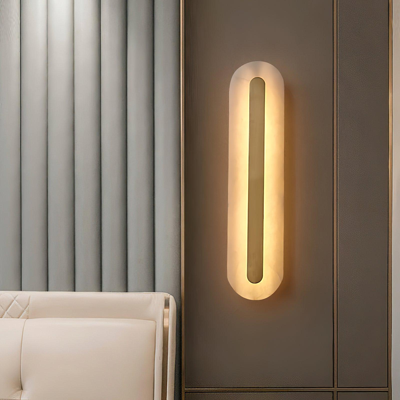 Selvia Wandlamp van Albast
