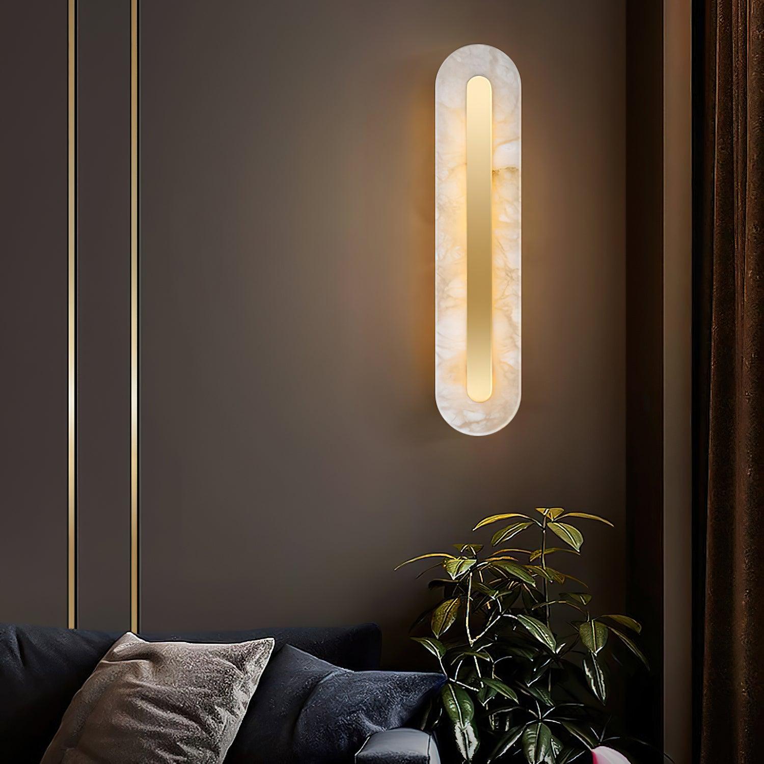 Selvia Wandlamp van Albast
