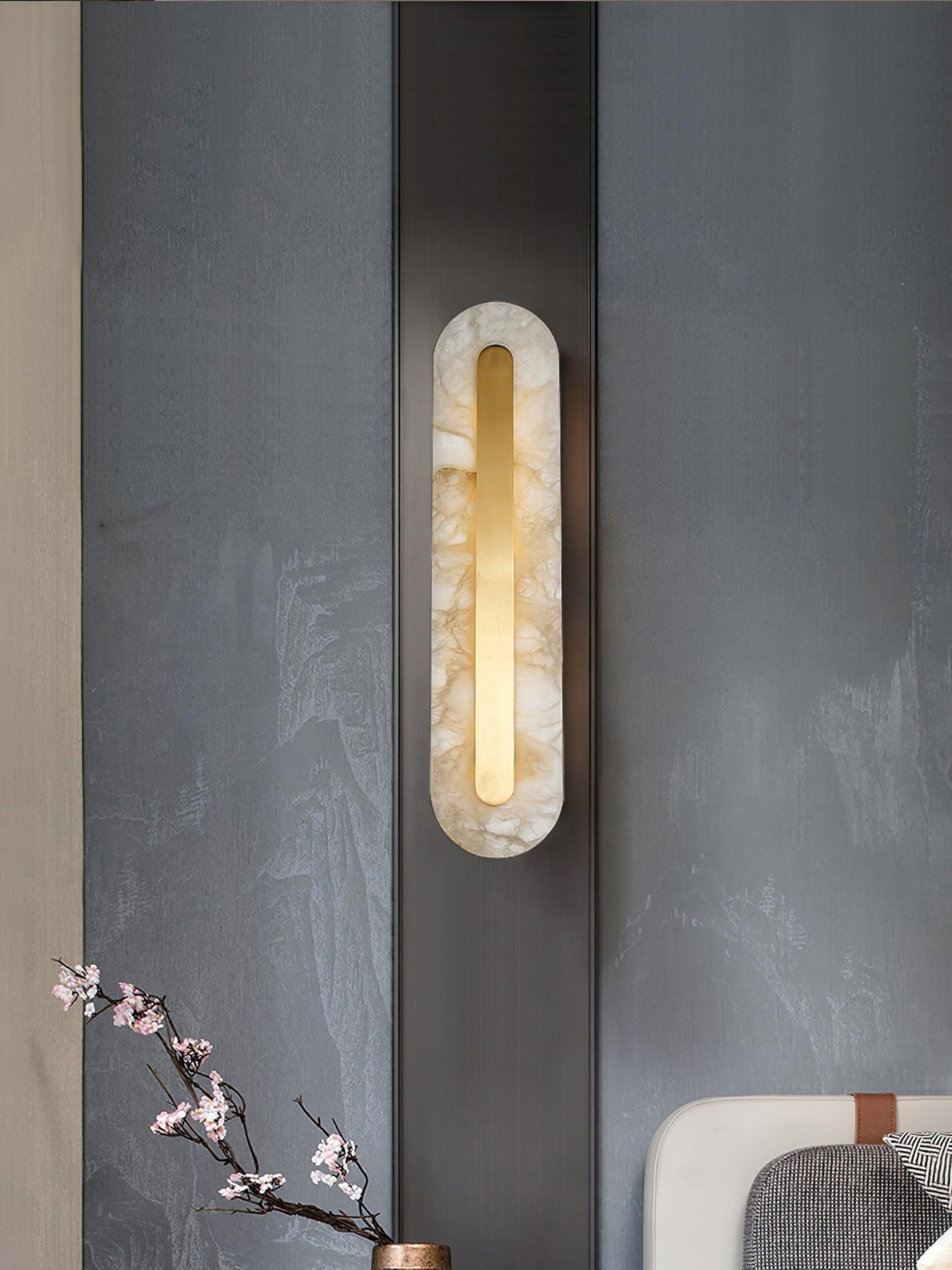 Selvia Wandlamp van Albast