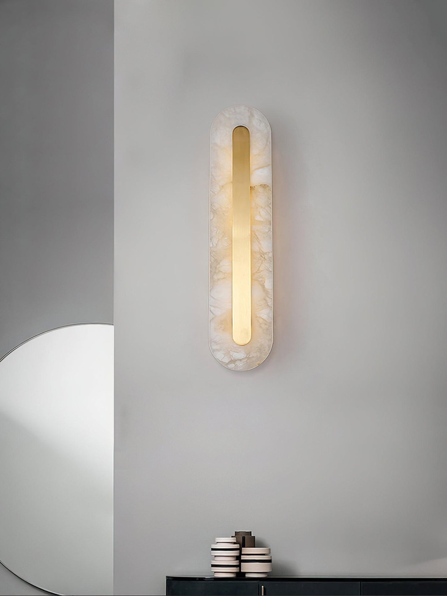 Selvia Wandlamp van Albast