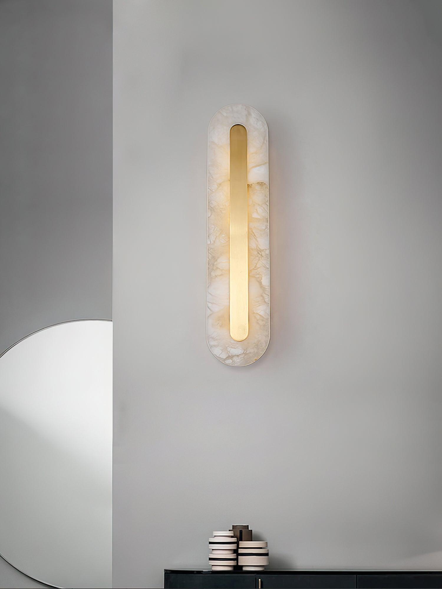 Selvia Wandlamp van Albast