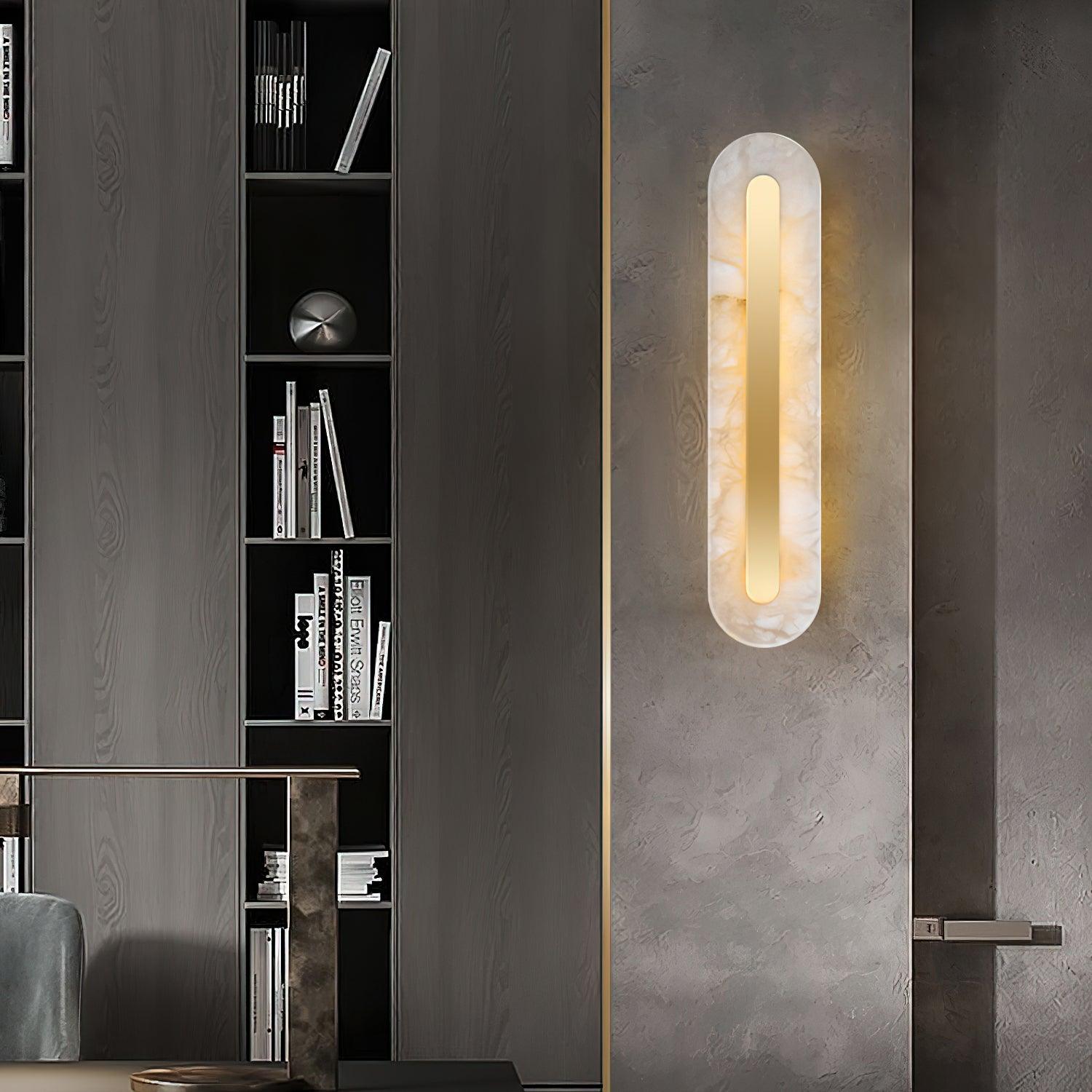 Selvia Wandlamp van Albast