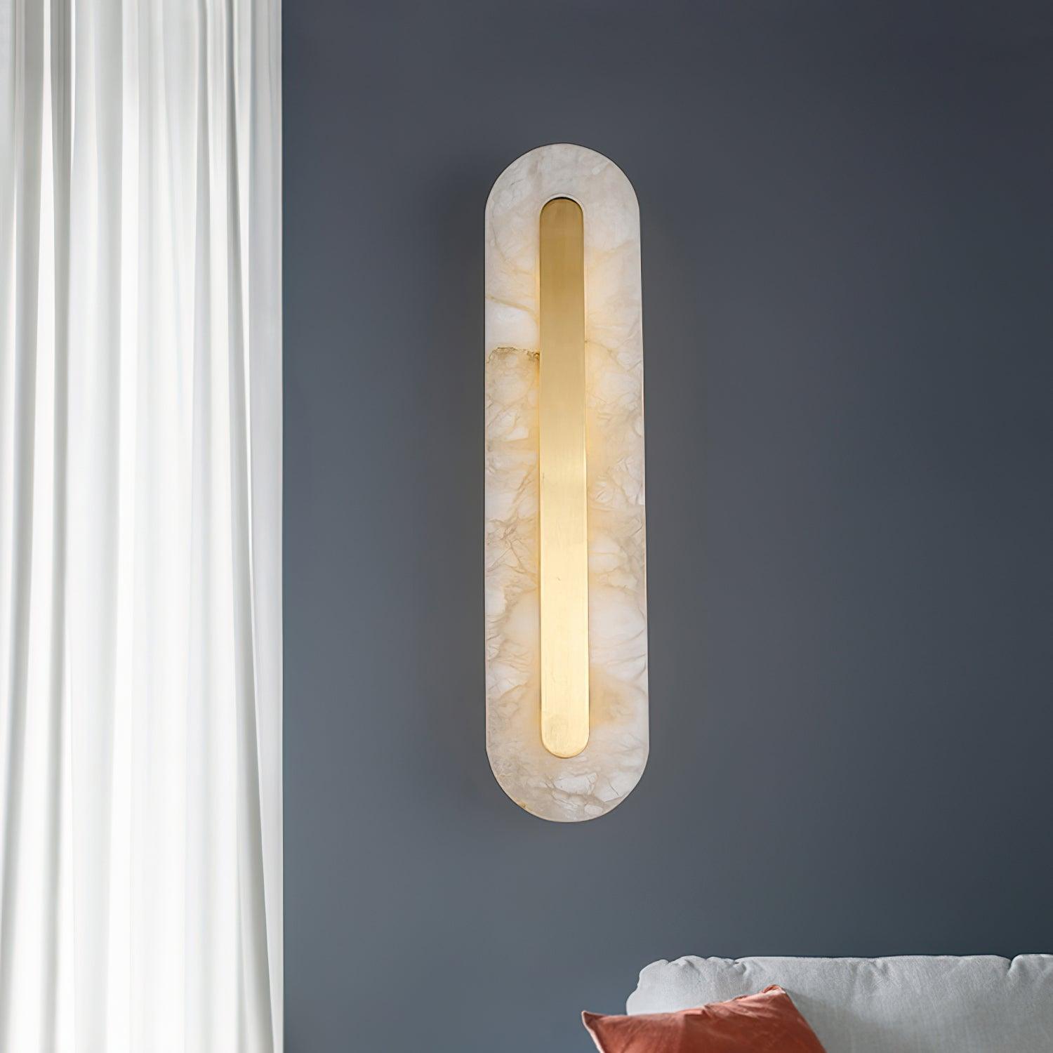 Selvia Wandlamp van Albast