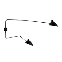 Wandlamp met Dubbele Verstelbare Arm voor Lezen en Accentverlichting