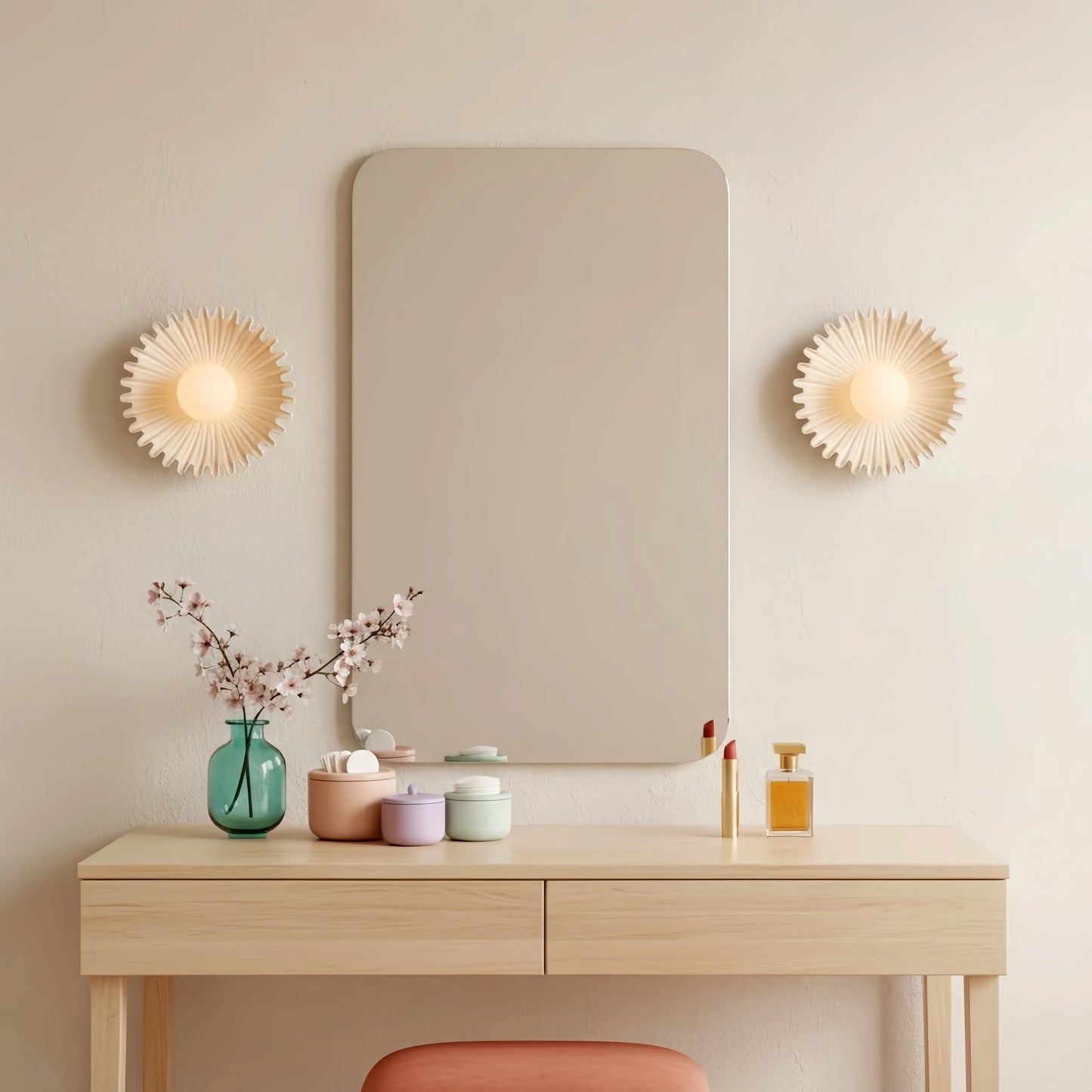 Marenys Modern Keramische Bloem Wandlamp