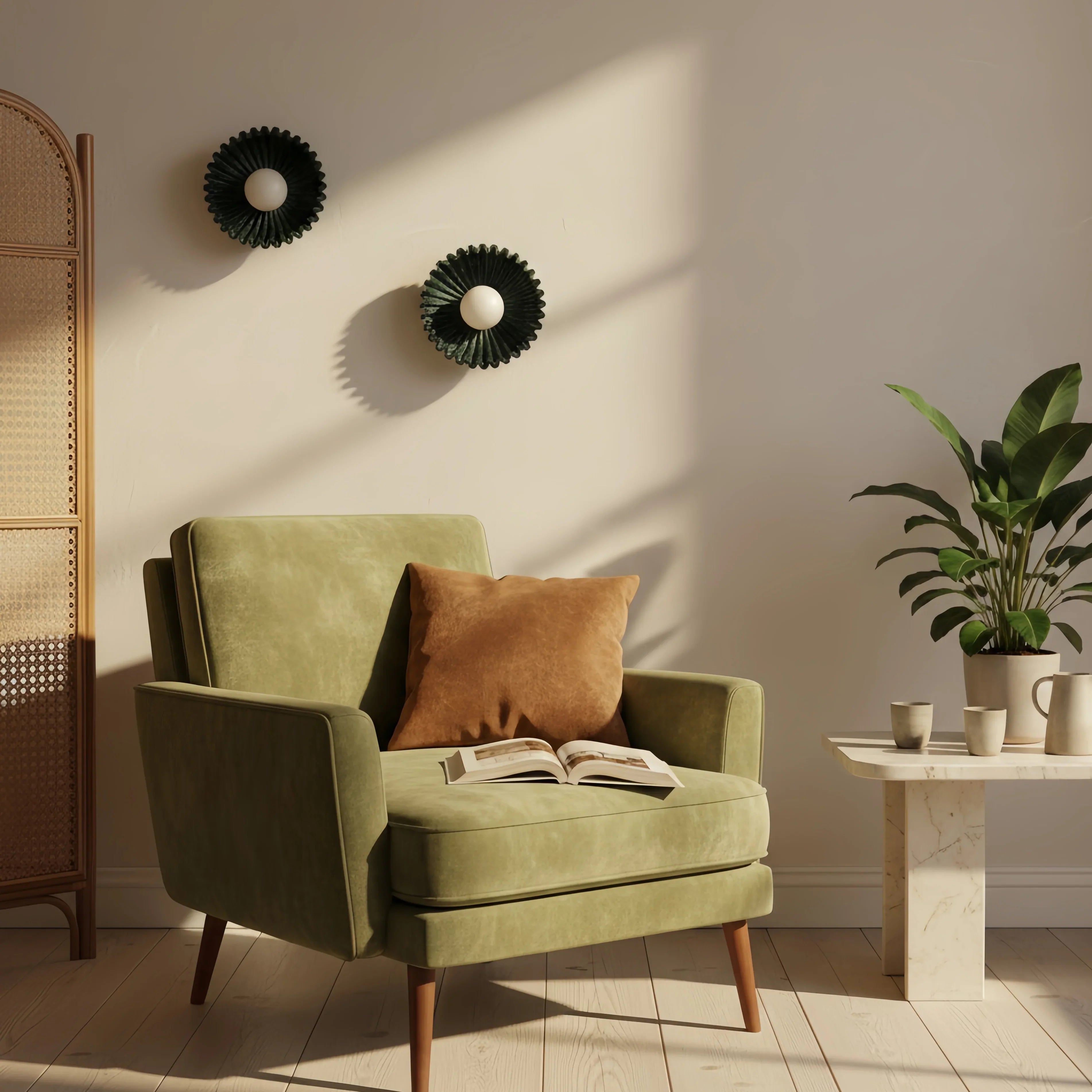 Marenys Modern Keramische Bloem Wandlamp