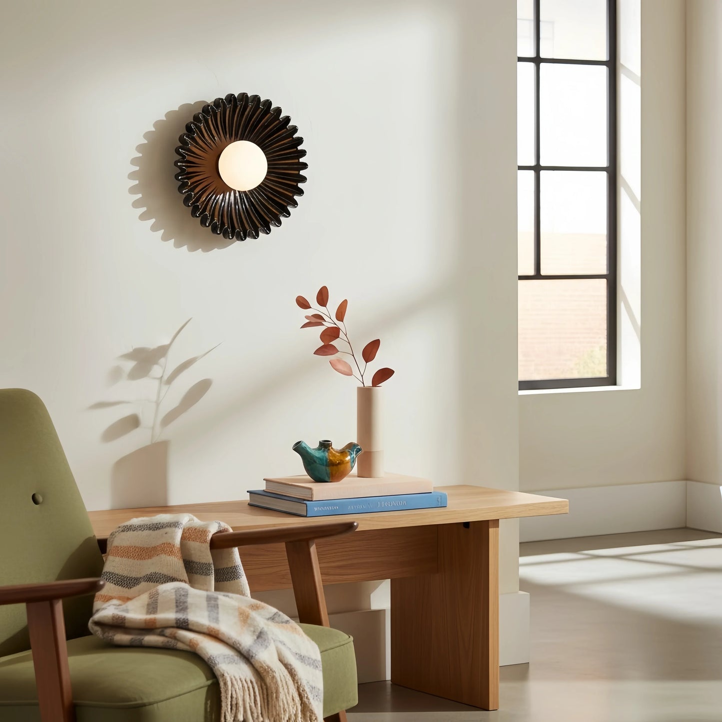 Marenys Modern Keramische Bloem Wandlamp