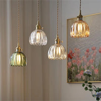 Marlee Petite Glass Flower Pendant Light