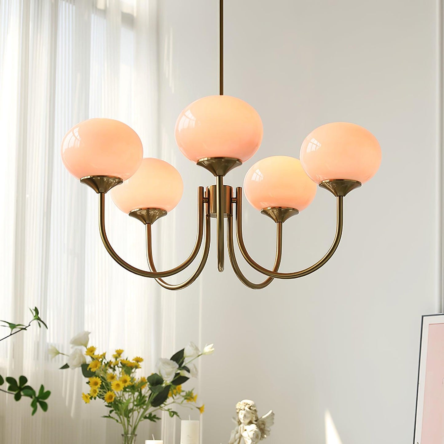 Elegante Lichte Cirkel Hanglamp – Een Subtiele Aanvulling voor Elk Interieur