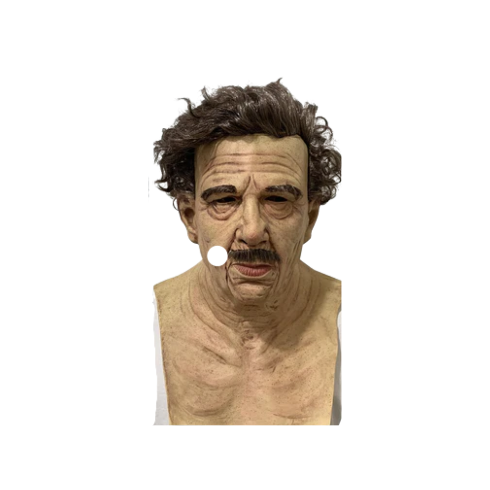 Realistisch Oude Man Masker voor Halloween – Angstaanjagend Latex Kostuum Accessoire