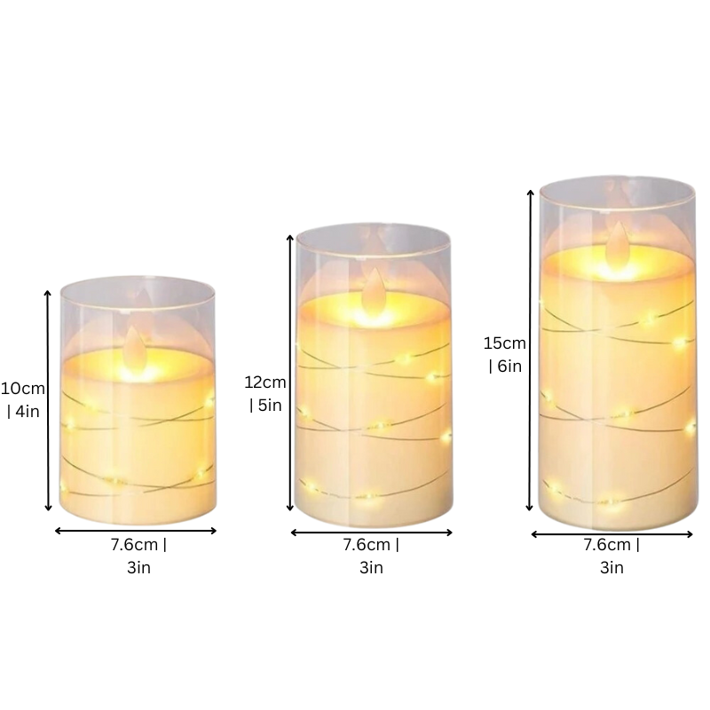 LED Kaarsen met Afstandsbediening & Timer | LED Kaarsen Set | ScheinLicht