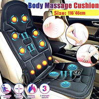 Ergonomische Massage-Zitkussen | Shiatsu- & Vibratiemassage voor Nek, Rug & Bovenbenen | Inschakelbare Warmtefunctie | Inclusief Auto-Adapter & Afstandsbediening