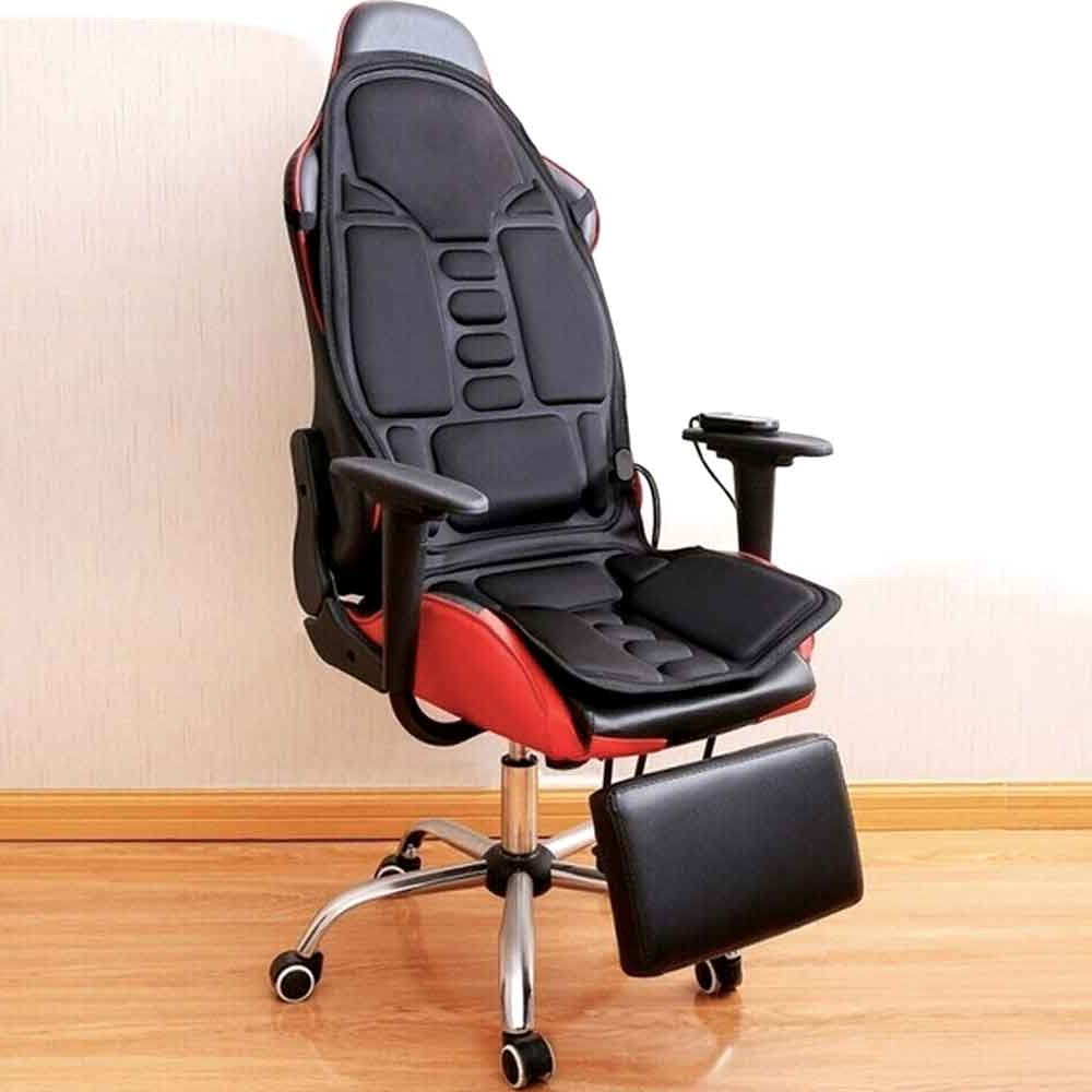 8-Mode Verwarmde Massage Stoel Pad voor Rug, Nek & Volledig Lichaam Ontspanning – Perfect voor Auto & Thuis