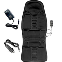 8-Mode Verwarmde Massage Stoel Pad voor Rug, Nek & Volledig Lichaam Ontspanning – Perfect voor Auto & Thuis