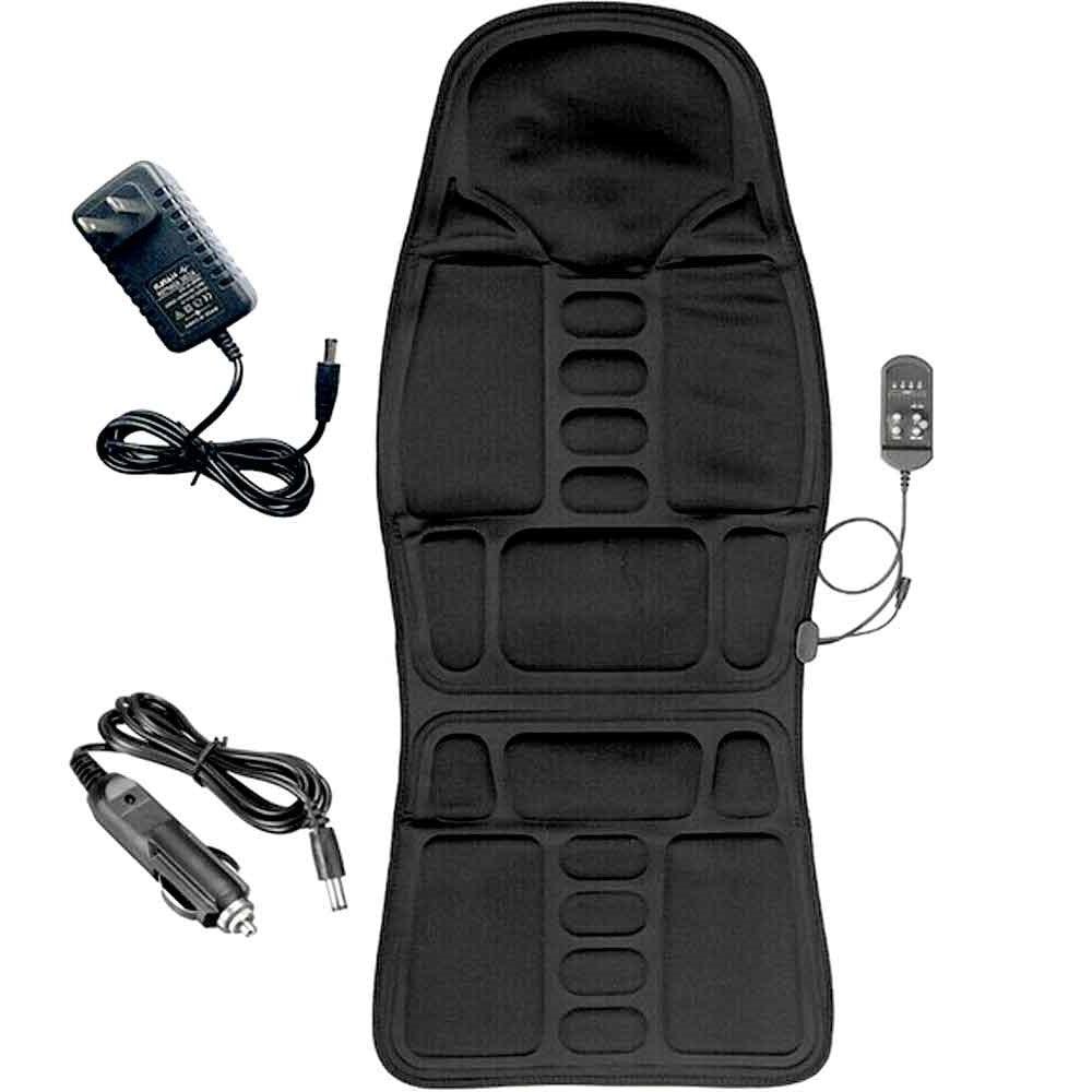8-Mode Verwarmde Massage Stoel Pad voor Rug, Nek & Volledig Lichaam Ontspanning – Perfect voor Auto & Thuis