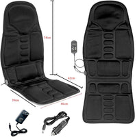 Ergonomische Massage-Zitkussen | Shiatsu- & Vibratiemassage voor Nek, Rug & Bovenbenen | Inschakelbare Warmtefunctie | Inclusief Auto-Adapter & Afstandsbediening