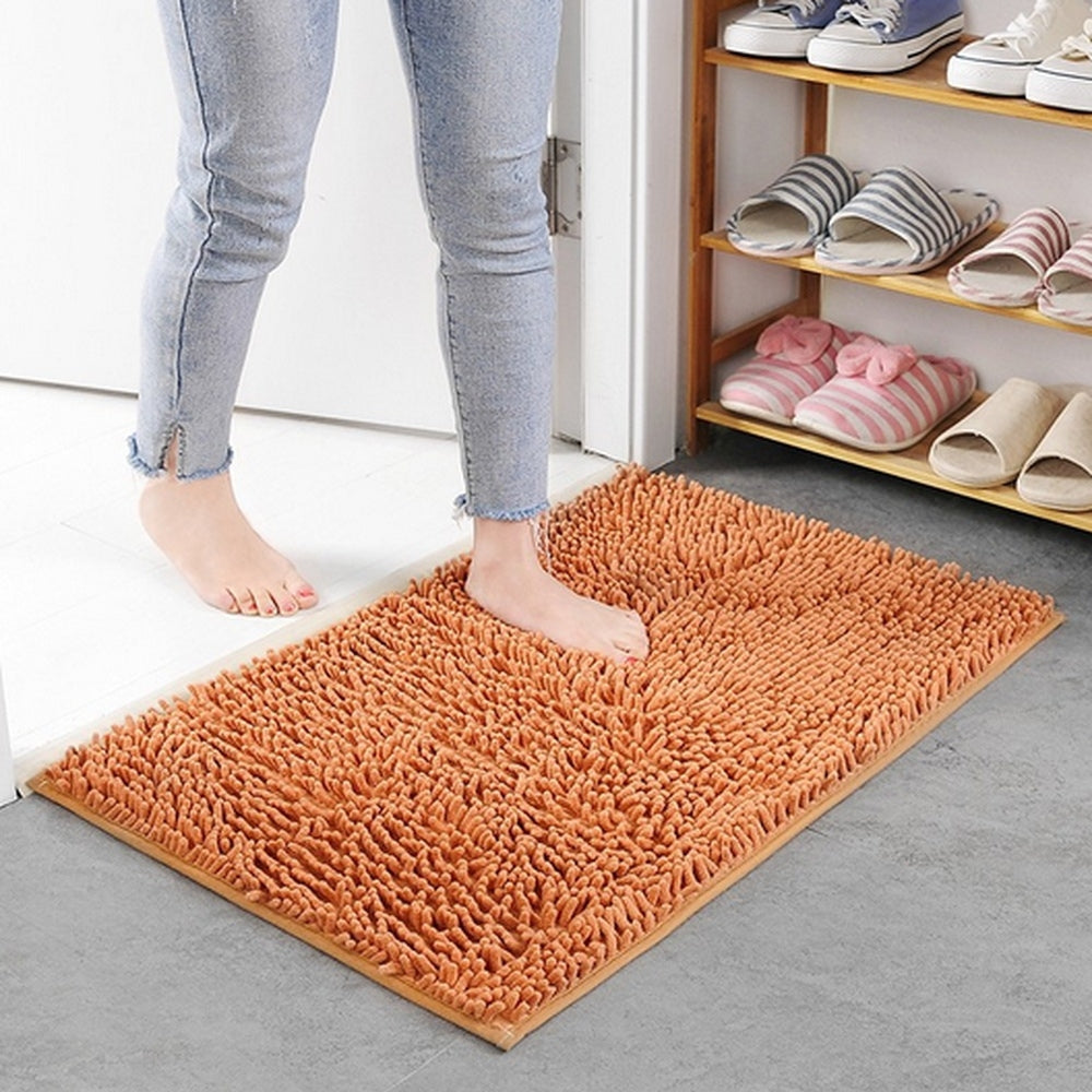Mavi Zachte Chenille Badmat