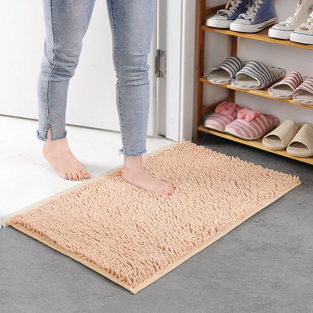 Mavi Zachte Chenille Badmat