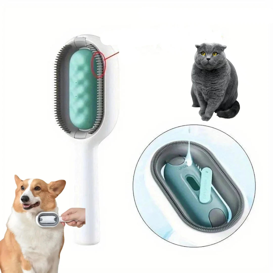 Verzorgingskam | Zachte en makkelijke kam voor honden- en kattenhaar