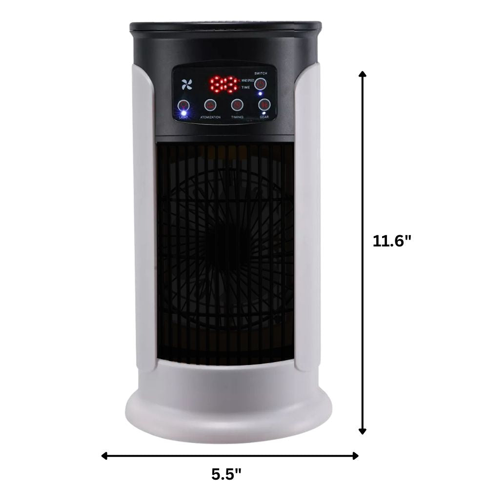 Draagbare airconditioner zonder raam – 5-in-1 koeling en luchtbevochtigingsapparaat