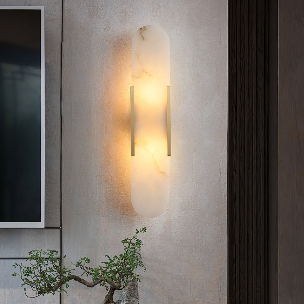 Veo Luxe Alabaster Wandlamp