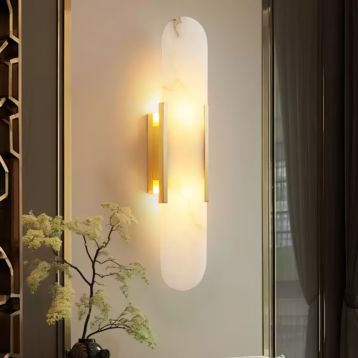Veo Luxe Alabaster Wandlamp