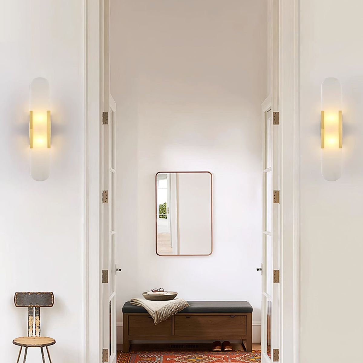 Veo Luxe Alabaster Wandlamp