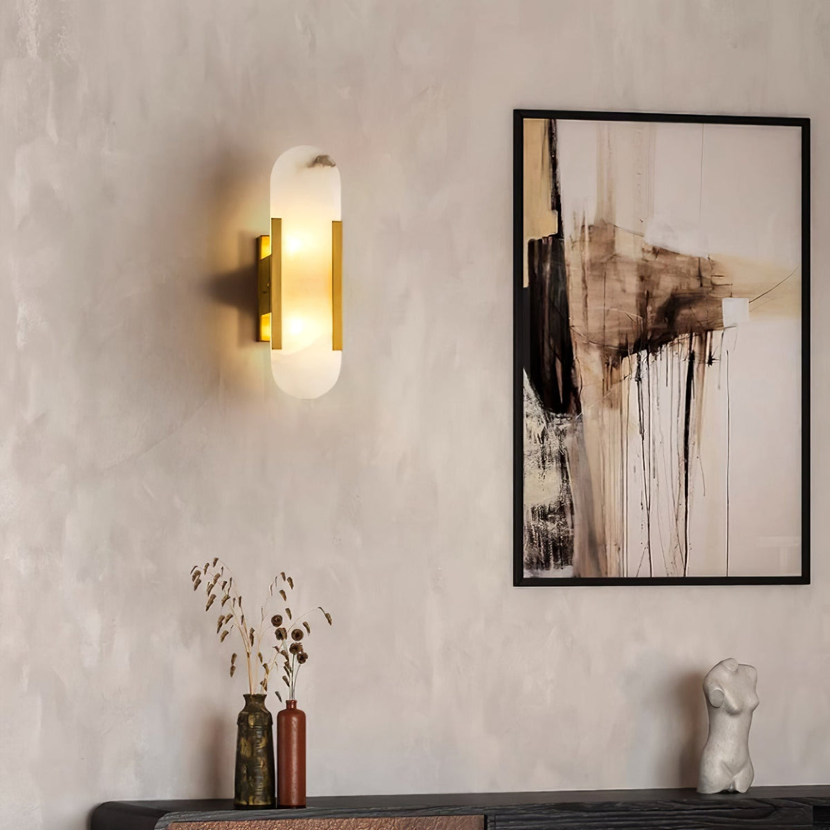 Veo Luxe Alabaster Wandlamp