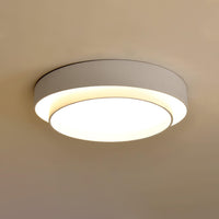 Orina Plafondlamp Dubbele Ring Grijs&Zwart&Wit Cilindervorm